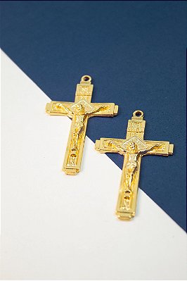 Pingente Religioso Cruz Ouro - 01 Und
