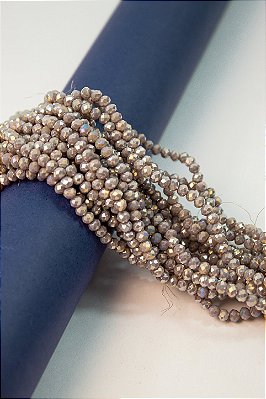 Fio Cristal 4Mm Vidro Facetado - O Fio
