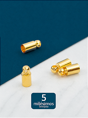 Terminal Copinho 5,0mm 5 Milésimos de Ouro - 01 UND