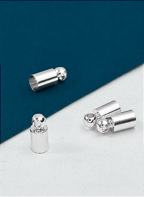 Terminal Copinho 2mm Prata - 01 UND