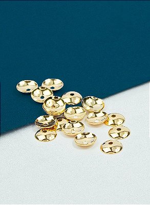 Tulipa 8mm Ouro - 50 Pçs