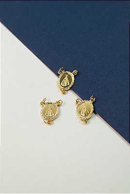 Pingente Religioso 3 Saidas Ouro - 01 Und