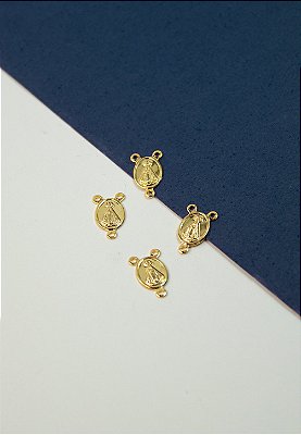 Pingente Religioso 3 Saidas Ouro - 01 Und