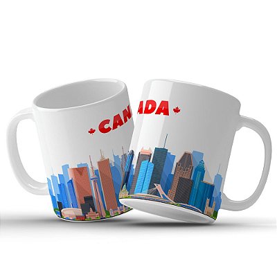 Caneca Personalizada Toronto Canada Decoração Cidade