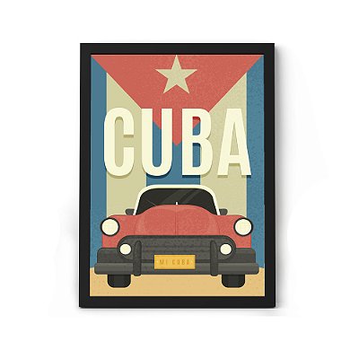 Quadro Decorativo Para Sala / Quarto Cuba Decoração