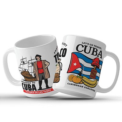 Caneca Personalizada de Cuba - Sabor e Cultura em Suas Mãos