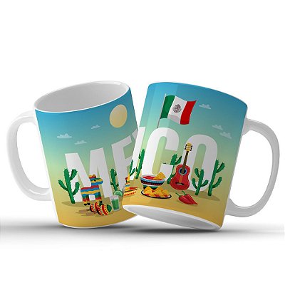 Caneca Personalizada Do México Decoração Mexicana