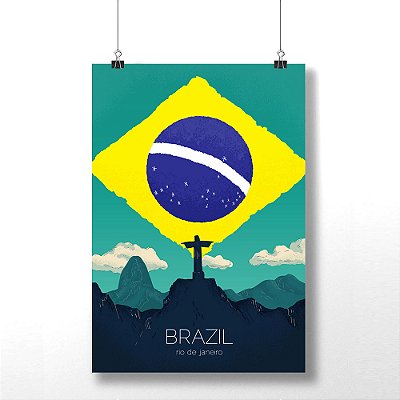 Placa Decorativa do Imagens Brasil Decoração