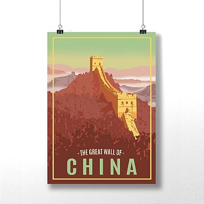 Placa Decorativa da China Retro Decoração