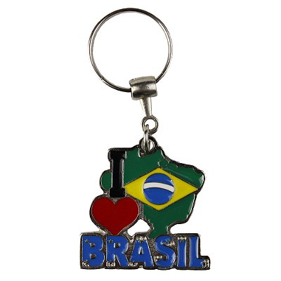 Chaveiro Do Brasil Decorativo - Leve o Espírito Brasileiro Com Você