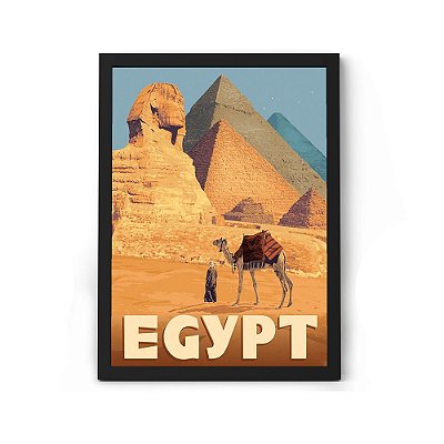 Quadro Decorativo do Egito Decoração