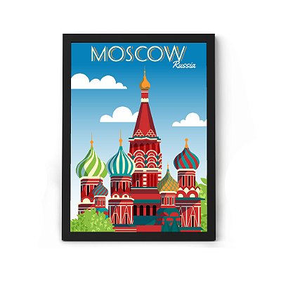 Quadro Decorativo da Rússia Personalizado