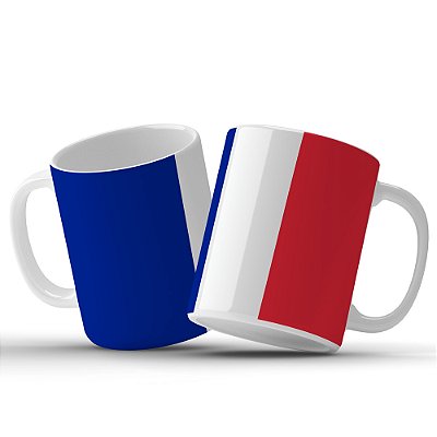 Caneca Personalizada Bandeira Da França - Caneca da França