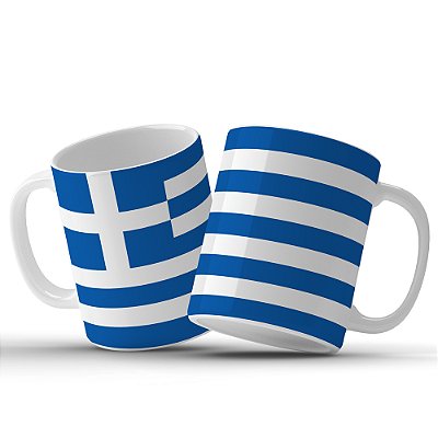 Caneca Personalizada Bandeira Da Grécia - Caneca da Grécia