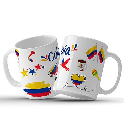 Caneca Personalizada Ponto Turísticos Da Colômbia  - Souvenir Da Colômbia