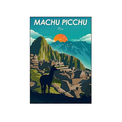 Imã de Geladeira do Peru Lima Machu Picchu