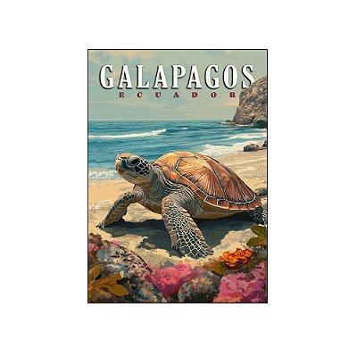 Imã de Geladeira Do Equador Quito & Galapagos