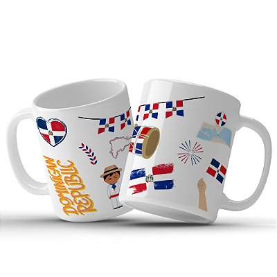 Caneca Personalizada Da Republica Dominicana Decoração