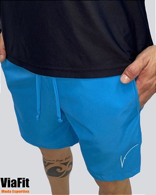 Bermuda Masculina ViaFit Azul Céu