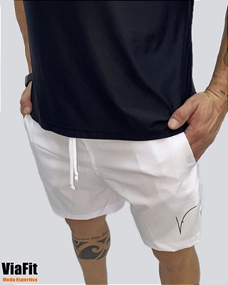 Bermuda Masculina ViaFit Branca