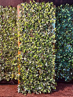 4920 Placa folhagem verde para muro inglês