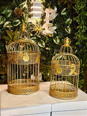 1121 Gaiola dourada conjunto