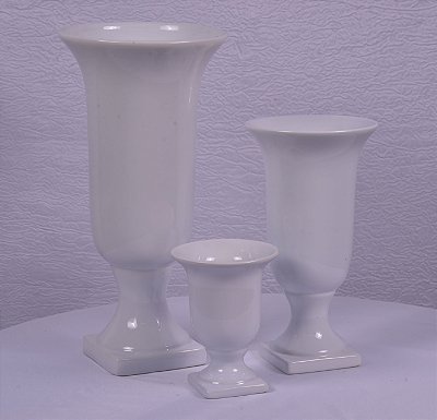 4800 - 4802 - 4803 vaso cerâmica branco