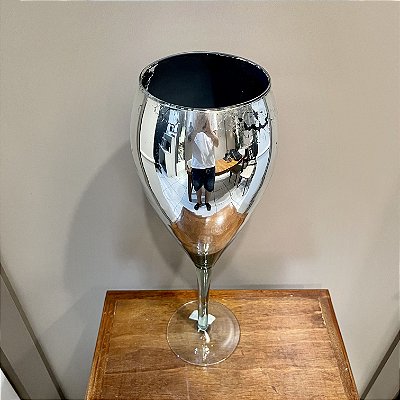 4817 vaso vidro prateado