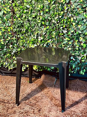 4853 Mesa plástica preta