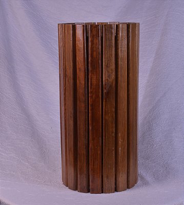 4986 coluna rústica madeira