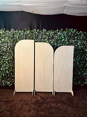 5039 Biombos crus com detalhe