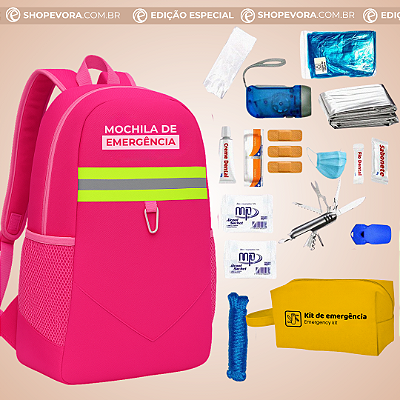 Mochila de Emergência Évora Kit Essencial Edição Especial