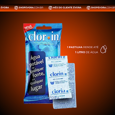 10 Pastilhas Purificadoras de Água
