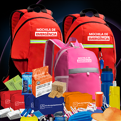 Mochila de Emergência Évora | Kit Família | Completo