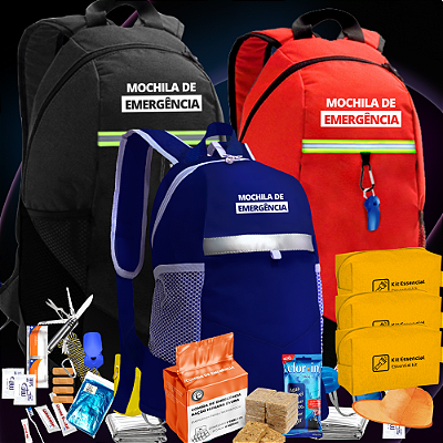 Mochila de Emergência Évora | Kit Família | Essencial