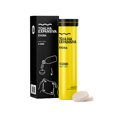 Toalha Expansiva Compacta