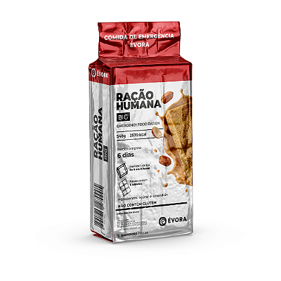 Comida para Emergência Évora | Ração Humana Big | Sem Glúten
