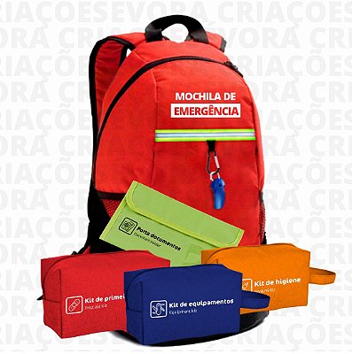 Mochila de Emergência Évora Kit Básico