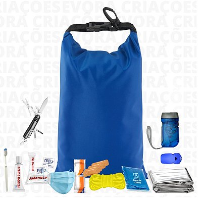 Mini Kit de Emergência Évora - À Prova D'Água EDC