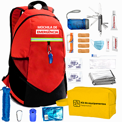 Mochila de Emergência Évora | Kit Essencial