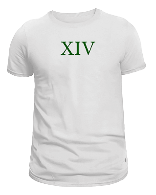 CAMISETA 'XIV' - BRANCA