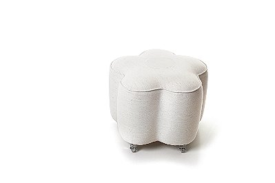 Puff Flor - Rodizio - Tecido 100A