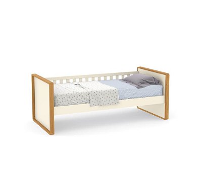 Cama Babá - Tutto New - Off White / Freijó - 51616