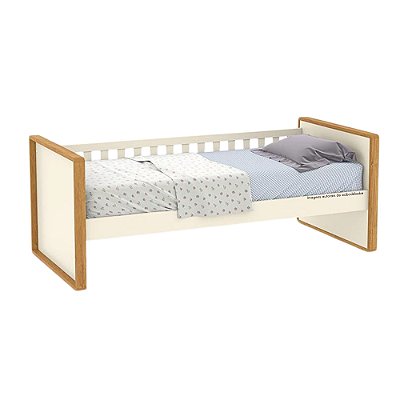 Cama Babá - Tutto New - Off White / Freijó - 51616