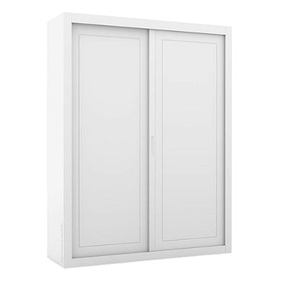 Guarda-Roupa Tutto New - 2 Portas De Correr - Branco Soft - 70350 - prontaentrega