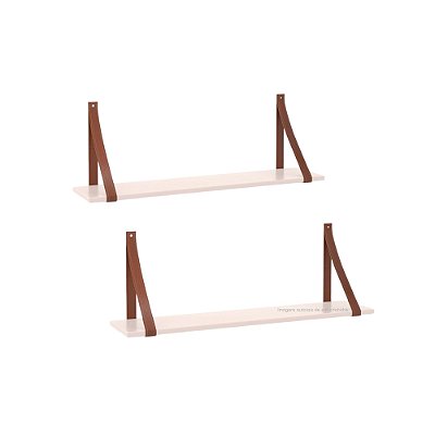 Kit 2 Prateleiras Gold - Rose - 51540