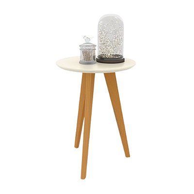 Mesa Lateral Liv - Off White - 51468 - prontaentrega