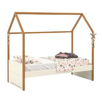 Cama Kids Liv - Off White / Freijó 51583