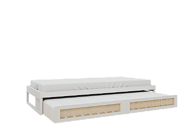 Cama Tupi - Com Auxiliar - Branco