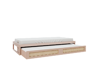 Cama Tupi - Com Auxiliar - Rosa